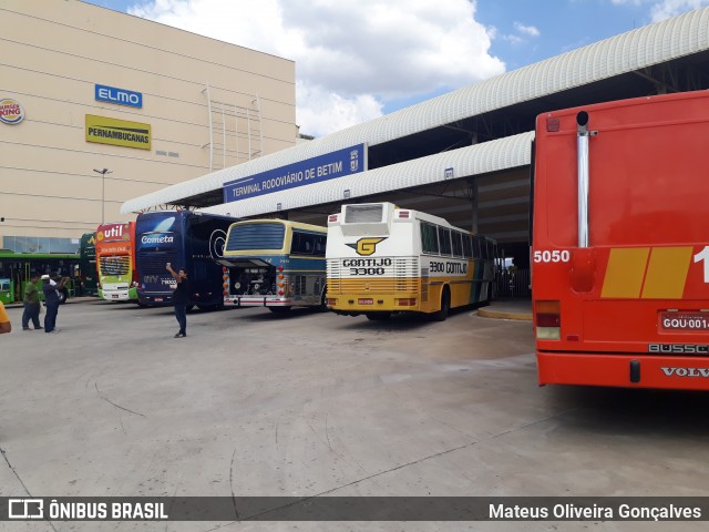 Empresa Gontijo de Transportes 3300 na cidade de Betim, Minas Gerais, Brasil, por Mateus Oliveira Gonçalves. ID da foto: 7155629.