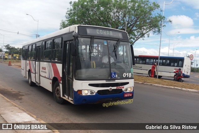 SOGIL - Sociedade de Ônibus Gigante Ltda. 018 na cidade de Gravataí, Rio Grande do Sul, Brasil, por Gabriel da Silva Ristow. Número da foto: #7155152.