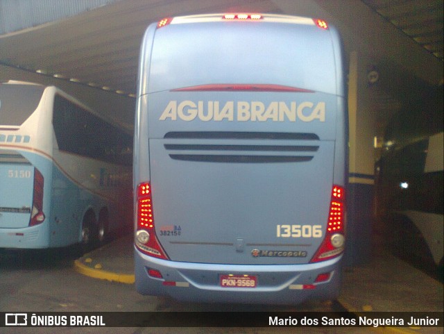 Viação Águia Branca 13506 na cidade de Salvador, Bahia, Brasil, por Mario dos Santos Nogueira Junior. Número da foto: #7154324.