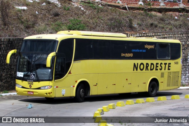 Viação Nordeste 1480 na cidade de Natal, Rio Grande do Norte, Brasil, por Junior Almeida. ID da foto: 7155365.