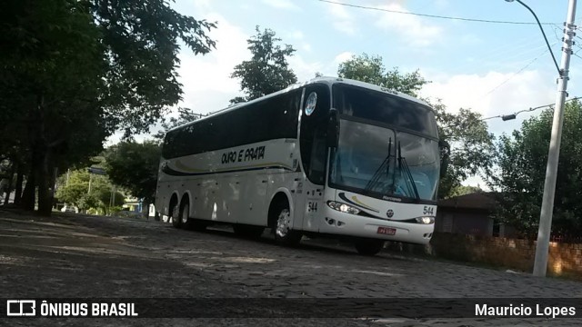 Viação Ouro e Prata 544 na cidade de Santiago, Rio Grande do Sul, Brasil, por Mauricio Lopes. Número da foto: #7156818.
