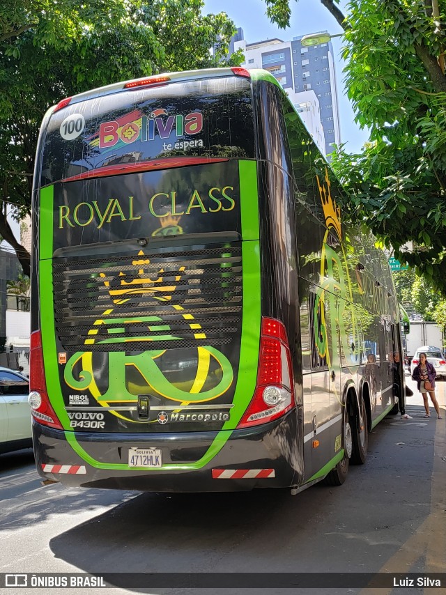 Ônibus da Bolívia 4712HLK na cidade de Belo Horizonte, Minas Gerais, Brasil, por Luiz Silva. Número da foto: #7156916.