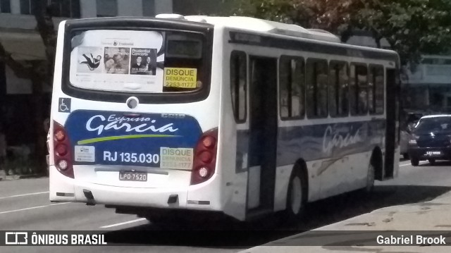 Expresso Garcia RJ 135.030 na cidade de Niterói, Rio de Janeiro, Brasil, por Gabriel Brook. ID da foto: 7156786.