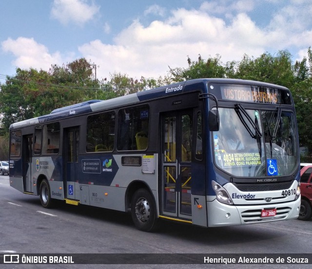 Viação Euclásio 40810 na cidade de Belo Horizonte, Minas Gerais, Brasil, por Henrique Alexandre de Souza. Número da foto: #7156921.