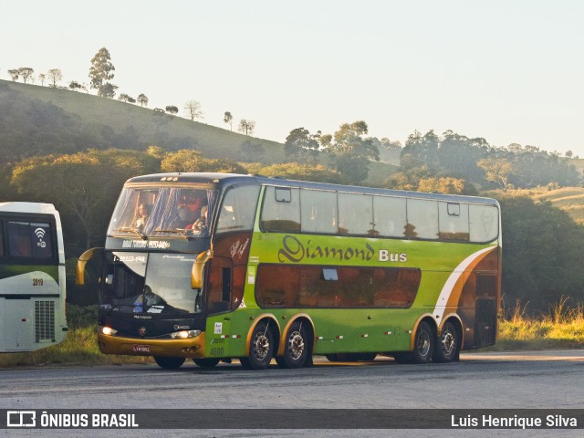 Diamond Bus Locação e Transportes 4600 na cidade de Conceição do Rio Verde, Minas Gerais, Brasil, por Luis Henrique Silva. ID da foto: 7159283.