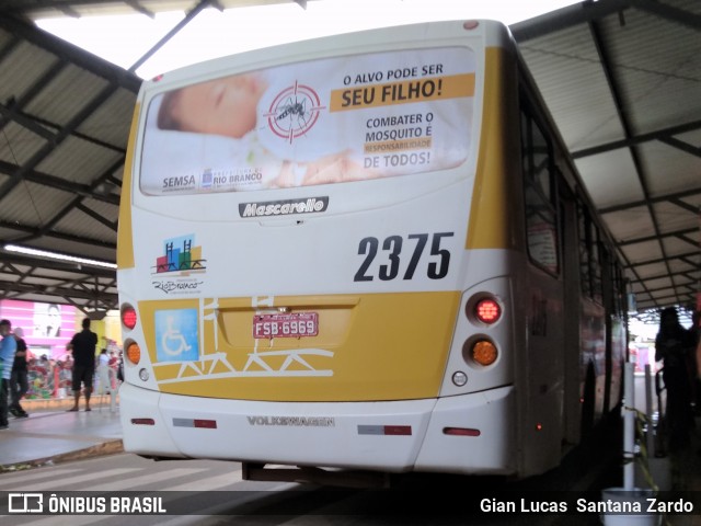 Auto Viação Floresta 2375 na cidade de Rio Branco, Acre, Brasil, por Gian Lucas  Santana Zardo. ID da foto: 7156938.