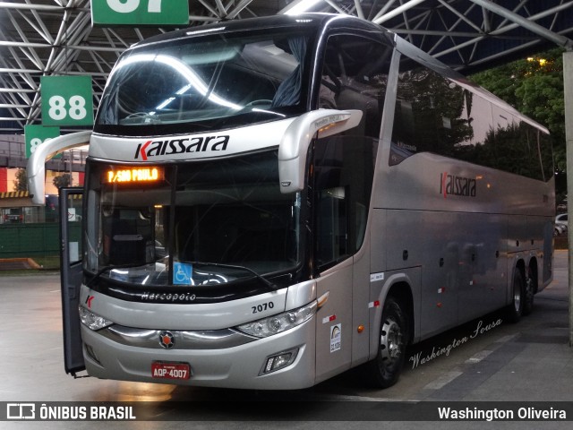 Kaissara - Viação Caiçara 2070 na cidade de São Paulo, São Paulo, Brasil, por Washington Oliveira. Número da foto: #7156943.