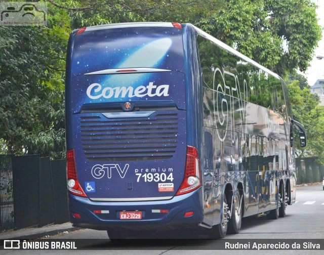 Viação Cometa 719304 na cidade de São Paulo, São Paulo, Brasil, por Rudnei Aparecido da Silva. ID da foto: 7159265.