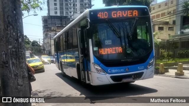 Transurb A72018 na cidade de Rio de Janeiro, Rio de Janeiro, Brasil, por Matheus Feitosa . ID da foto: 7156639.