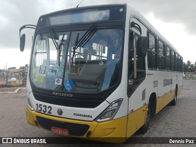 Transportes Guanabara 1532 na cidade de Natal, Rio Grande do Norte, Brasil, por Dennis Paz. ID da foto: 7156628.