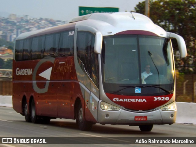 Expresso Gardenia 3920 na cidade de Belo Horizonte, Minas Gerais, Brasil, por Adão Raimundo Marcelino. ID da foto: 7159174.