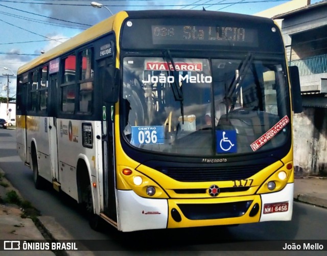 Viação Cidade de Maceió 1177 na cidade de Maceió, Alagoas, Brasil, por João Mello. ID da foto: 7156919.