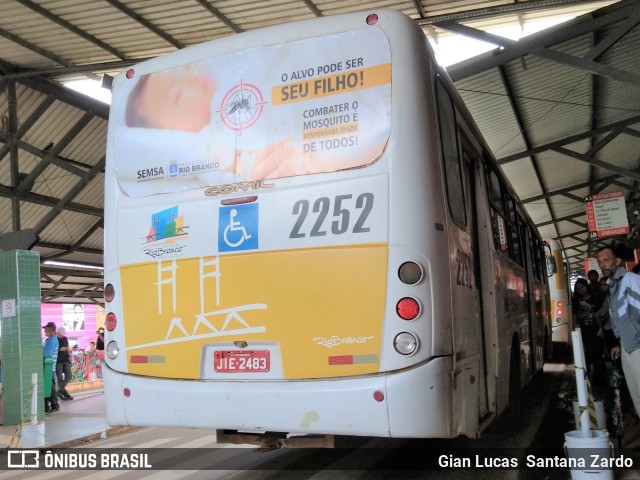 Auto Viação Floresta 2252 na cidade de Rio Branco, Acre, Brasil, por Gian Lucas  Santana Zardo. Número da foto: #7156940.
