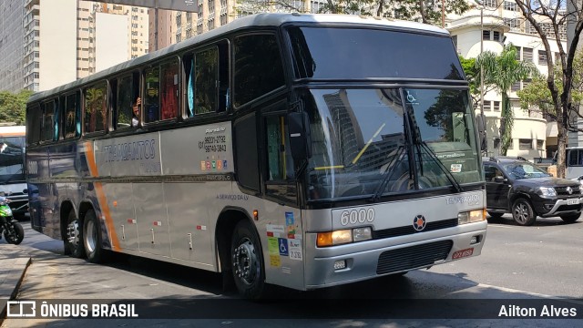 Transantos Turismo 6000 na cidade de Belo Horizonte, Minas Gerais, Brasil, por Ailton Alves. ID da foto: 7157050.