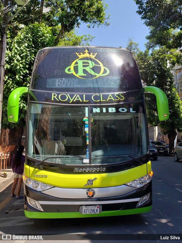 Ônibus da Bolívia 4712HLK na cidade de Belo Horizonte, Minas Gerais, Brasil, por Luiz Silva. ID da foto: 7156917.