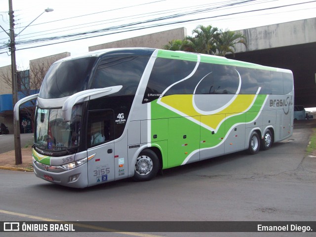 Brasil Sul Linhas Rodoviárias 3155 na cidade de Apucarana, Paraná, Brasil, por Emanoel Diego.. Número da foto: #7156774.