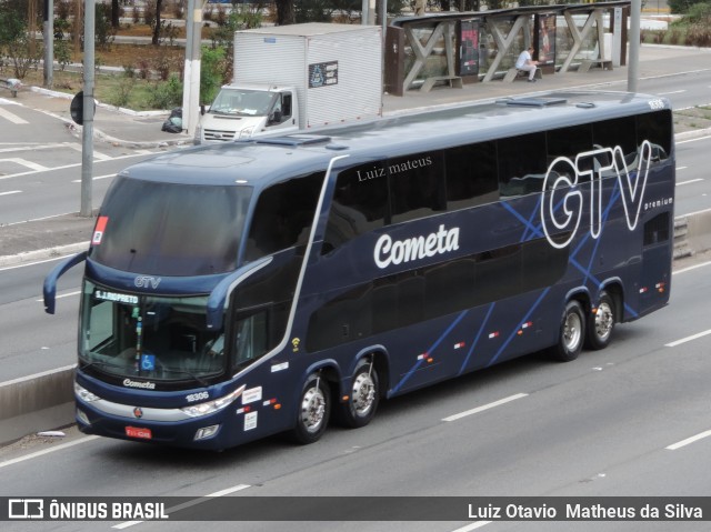 Viação Cometa 18306 na cidade de São Paulo, São Paulo, Brasil, por Luiz Otavio Matheus da Silva. ID da foto: 7158239.