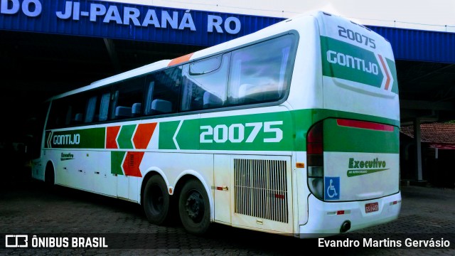 Empresa Gontijo de Transportes 20075 na cidade de Ji-Paraná, Rondônia, Brasil, por Evandro Martins Gervásio. ID da foto: 7157409.