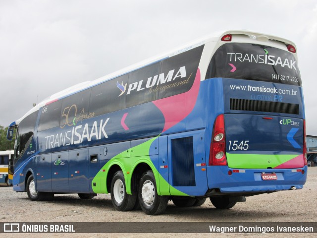 Trans Isaak Turismo 1545 na cidade de Curitiba, Paraná, Brasil, por Wagner Domingos Ivanesken. ID da foto: 7157938.