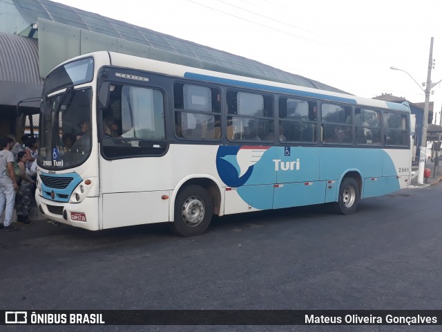 Turi Transportes - Pará de Minas 2981 na cidade de Pará de Minas, Minas Gerais, Brasil, por Mateus Oliveira Gonçalves. ID da foto: 7157510.