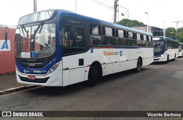 Rápido Araguaia 50726 na cidade de Goiânia, Goiás, Brasil, por Vicente Barbosa. ID da foto: 7156978.