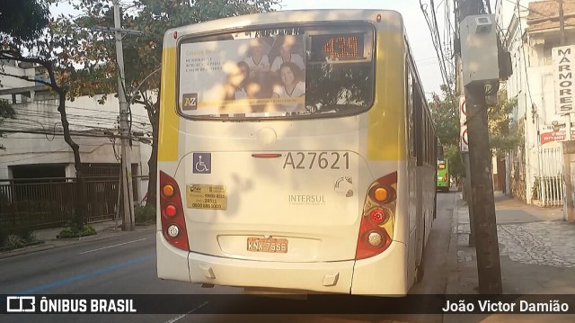 Transportes Vila Isabel A27621 na cidade de Rio de Janeiro, Rio de Janeiro, Brasil, por João Victor Damião. Número da foto: #7108383.
