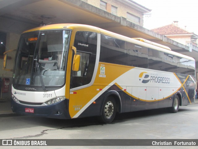 Viação Progresso 31311 na cidade de Carangola, Minas Gerais, Brasil, por Christian  Fortunato. Número da foto: #7111113.