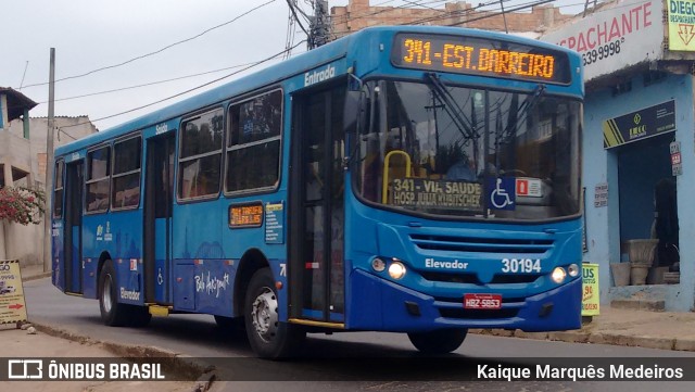 Bettania Ônibus 30194 na cidade de Belo Horizonte, Minas Gerais, Brasil, por Kaique Marquês Medeiros . Número da foto: #7111210.