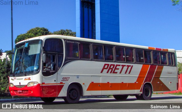 Viação Pretti 5950 na cidade de Vitória, Espírito Santo, Brasil, por Saimom  Lima. ID da foto: 7110143.