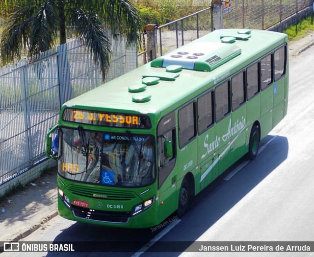 Transportes Santo Antônio DC 3.150 na cidade de Duque de Caxias, Rio de Janeiro, Brasil, por Janssen Luiz Pereira de Arruda. Número da foto: #7110320.