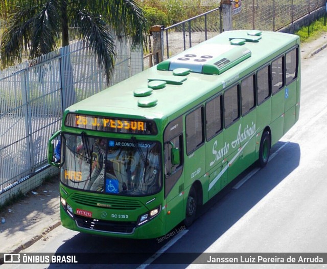 Transportes Santo Antônio DC 3.150 na cidade de Duque de Caxias, Rio de Janeiro, Brasil, por Janssen Luiz Pereira de Arruda. ID da foto: 7110320.