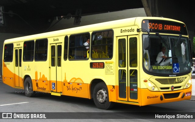 Viação Sandra 10331 na cidade de Belo Horizonte, Minas Gerais, Brasil, por Henrique Simões. Número da foto: #7109779.