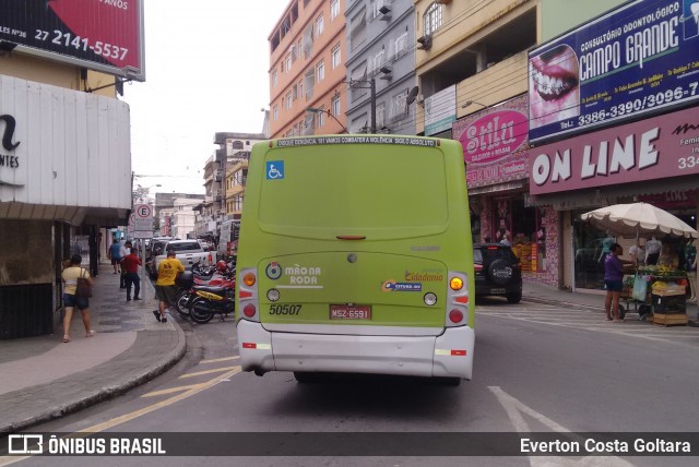 Serramar Transporte Coletivo 50507 na cidade de Cariacica, Espírito Santo, Brasil, por Everton Costa Goltara. Número da foto: #7109081.