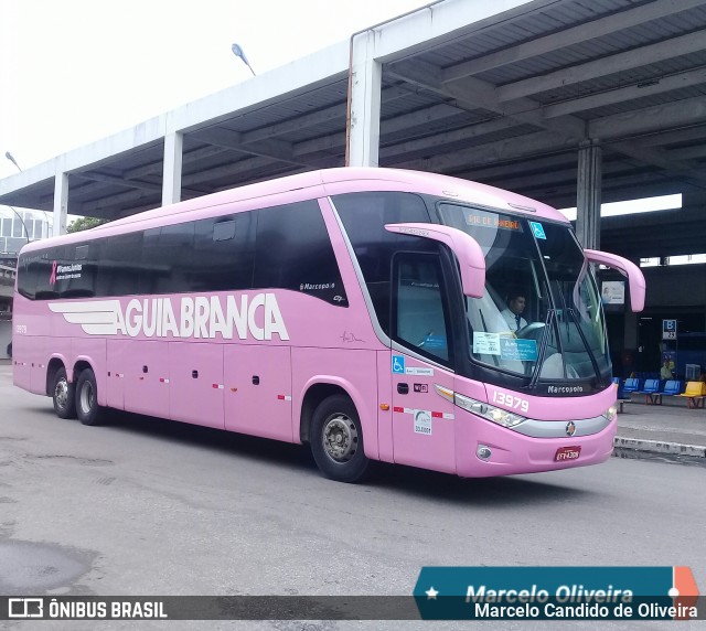 Viação Águia Branca 13979 na cidade de Rio de Janeiro, Rio de Janeiro, Brasil, por Marcelo Candido de Oliveira. Número da foto: #7109937.