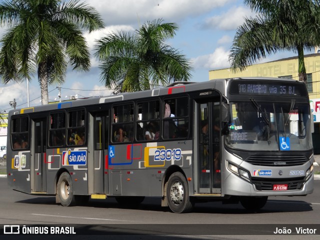 Auto Ônibus São João 23019 na cidade de Feira de Santana, Bahia, Brasil, por João Victor. Número da foto: #7110733.