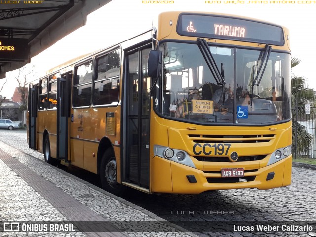 Auto Viação Santo Antônio CC197 na cidade de Curitiba, Paraná, Brasil, por Lucas Weber Calizario. Número da foto: #7109102.