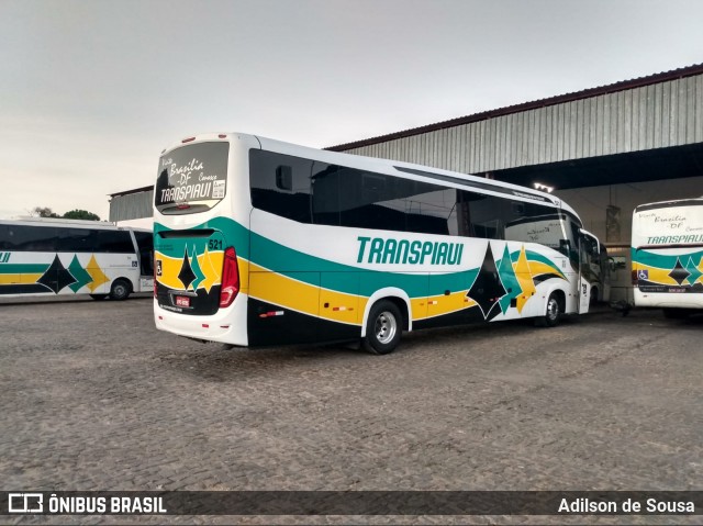Viação Transpiauí 521 na cidade de Teresina, Piauí, Brasil, por Adilson de Sousa. Número da foto: #7108987.