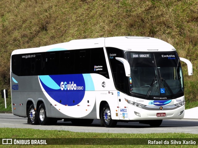 GGuida - Graça e Guida Transportes e Turismo 4200 na cidade de Petrópolis, Rio de Janeiro, Brasil, por Rafael da Silva Xarão. Número da foto: #7111036.