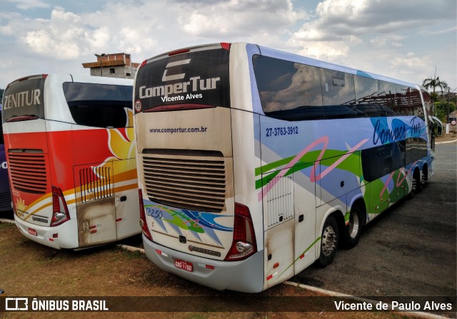 ComperTur Transportes Turísticos 12250 na cidade de Trindade, Goiás, Brasil, por Vicente de Paulo Alves. Número da foto: #7111291.