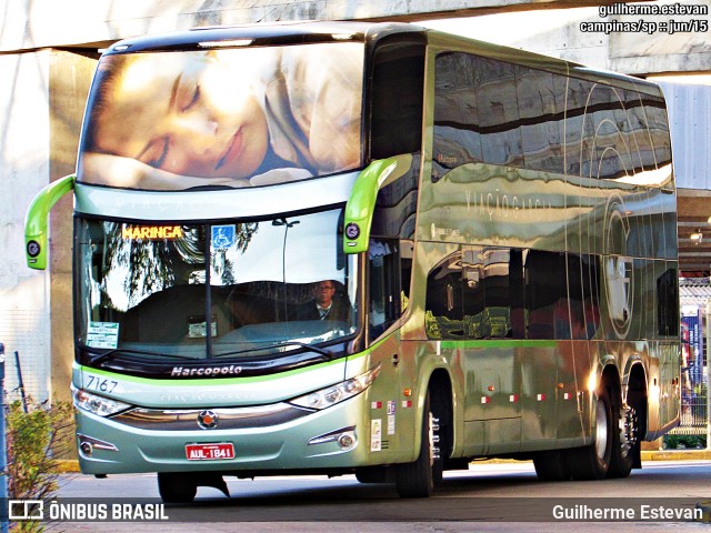 Viação Garcia 7167 na cidade de Campinas, São Paulo, Brasil, por Guilherme Estevan. Número da foto: #7109719.