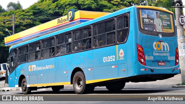 JTP Transportes 01.052 na cidade de Embu das Artes, São Paulo, Brasil, por Asprilla Matheus. ID da foto: 7163070.