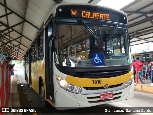 Via Verde Transportes Coletivos 7510 na cidade de Rio Branco, Acre, Brasil, por Gian Lucas  Santana Zardo. Número da foto: #7159749.