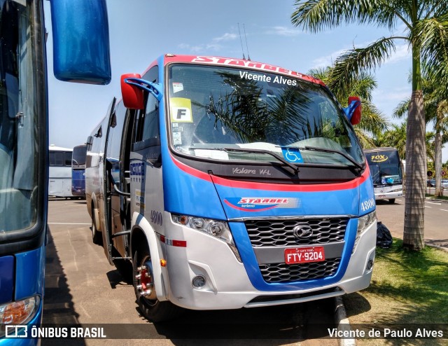 Starbel Transporte e Turismo 4800 na cidade de Olímpia, São Paulo, Brasil, por Vicente de Paulo Alves. ID da foto: 7161943.