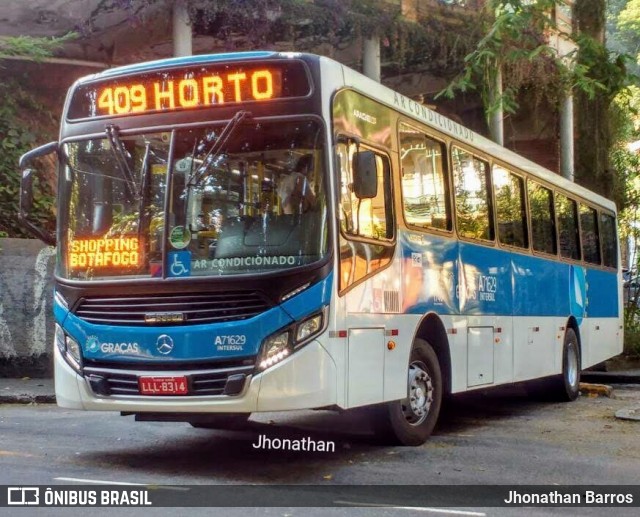 Viação Nossa Senhora das Graças A71629 na cidade de Rio de Janeiro, Rio de Janeiro, Brasil, por Jhonathan Barros. ID da foto: 7162181.