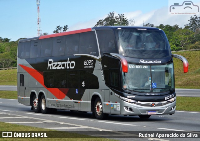Rizzato Transporte e Turismo 8020 na cidade de Mogi das Cruzes, São Paulo, Brasil, por Rudnei Aparecido da Silva. Número da foto: #7162828.