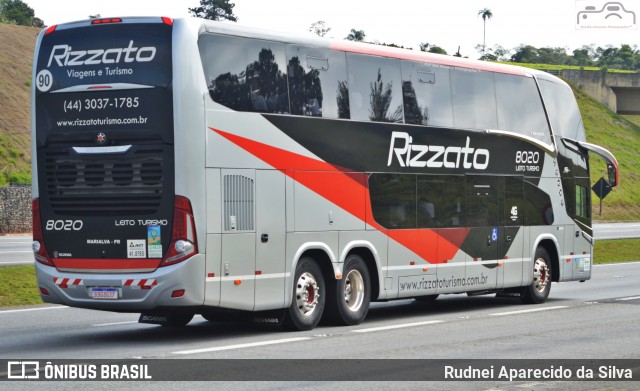 Rizzato Transporte e Turismo 8020 na cidade de Mogi das Cruzes, São Paulo, Brasil, por Rudnei Aparecido da Silva. Número da foto: #7162846.