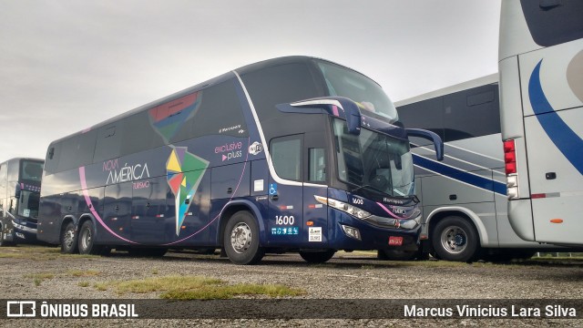 Nova América Turismo 1600 na cidade de São Paulo, São Paulo, Brasil, por Marcus Vinicius Lara Silva. Número da foto: #7162735.