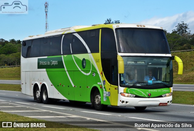 Expresso Princesa dos Campos 5480 na cidade de Mogi das Cruzes, São Paulo, Brasil, por Rudnei Aparecido da Silva. ID da foto: 7162751.