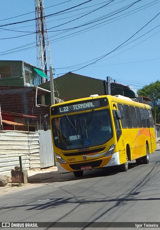 Via Metro Transportes Urbanos 3210 na cidade de Ilhéus, Bahia, Brasil, por Igor Teixeira. ID da foto: 7160124.