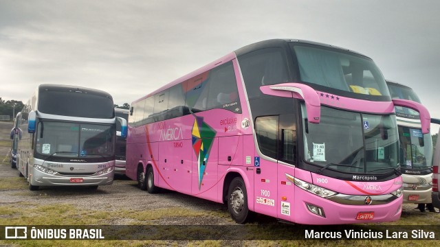 Nova América Turismo 1900 na cidade de São Paulo, São Paulo, Brasil, por Marcus Vinicius Lara Silva. ID da foto: 7162720.